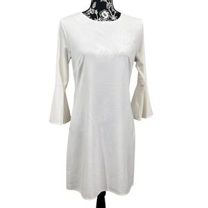 Lulu's Chic White Long Sleeve Dress